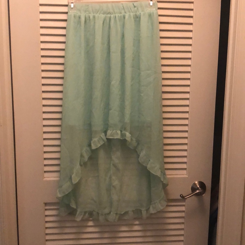 Layered gauze skirt
